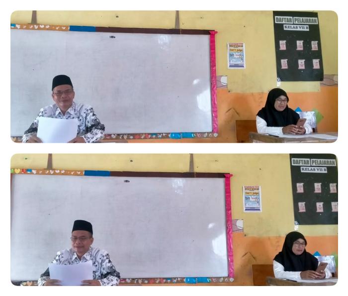 Kepala Madrasah Tsanawiyah Negeri 6 Tebo Memimpin Rapat Persiapan Penilaian Kinerja Kepala Madrasah (PKKM) Tahun 2023