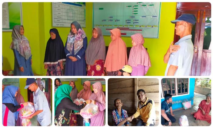 Pendistribusian Zakat Penghasilan dari Guru dan Karyawan tahun 2024 M / 1445 M, MTs Negeri 6 Tebo kepada Mustahiq 