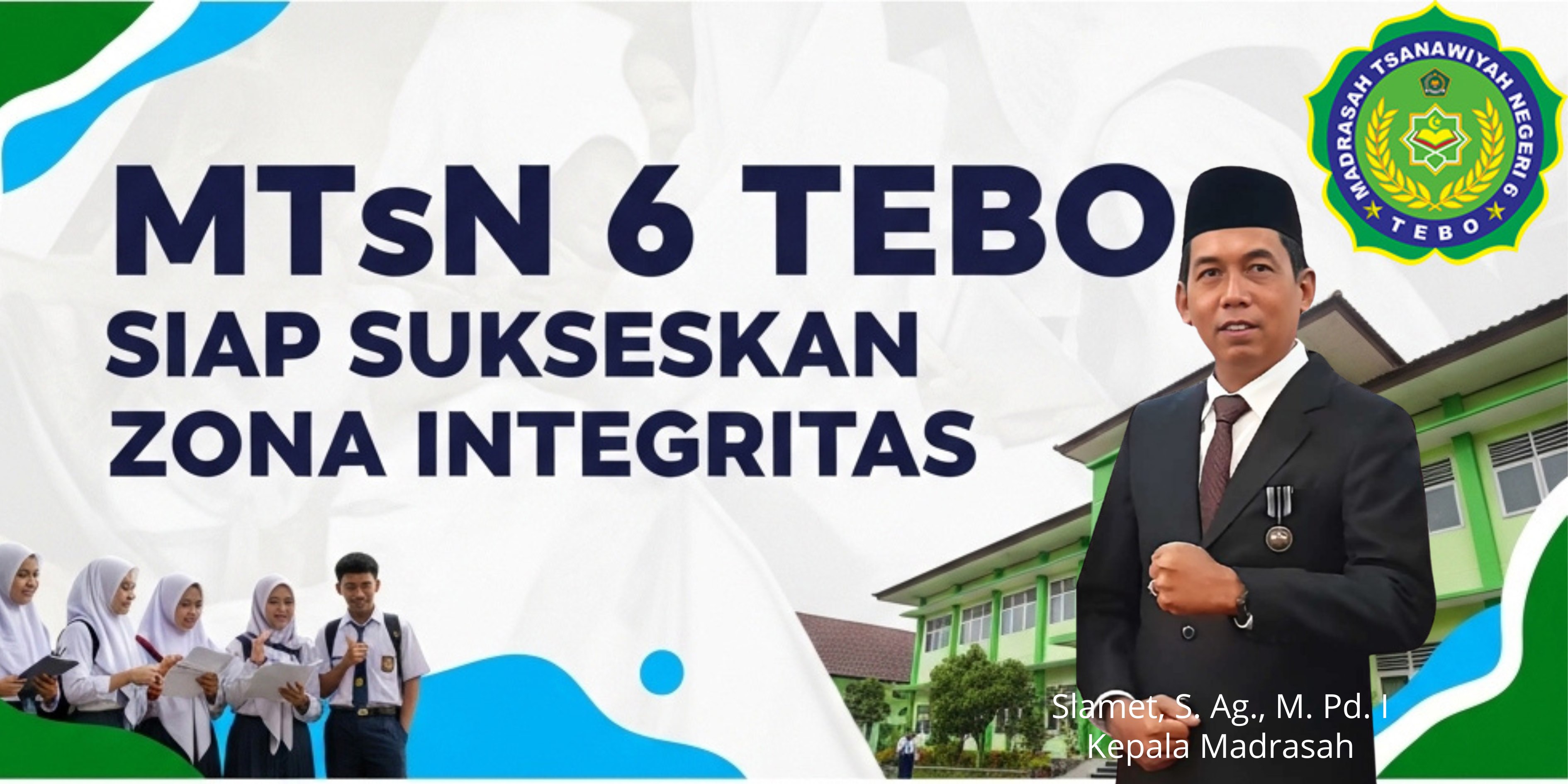 MTsN 6 TEBO SIAP SUKSESKAN ZONA INTEGRITAS, KEPALA MADRASAH IKUTI RAPAT KOORDINASI VIA ZOOM
