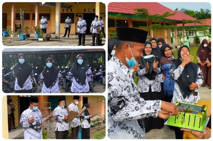 MTsN 6 Tebo melaksanakan Peringatan Hari Guru Nasional tahun 2021