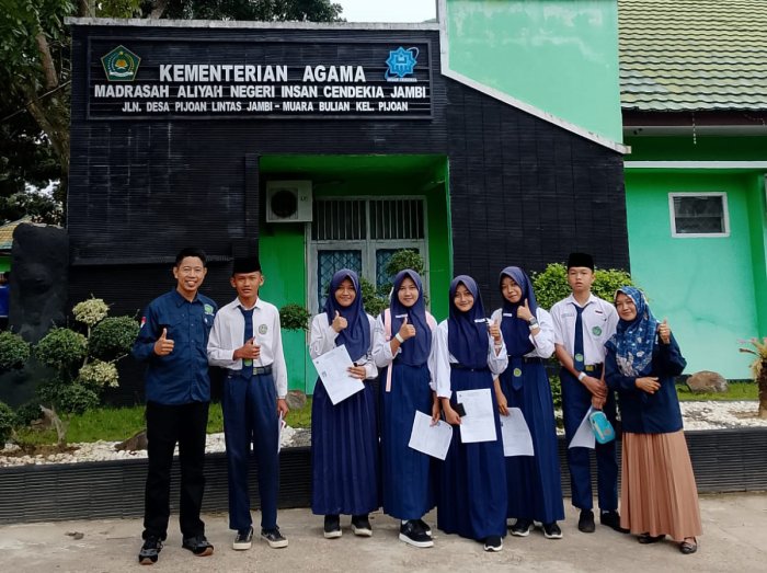 Menuju MAN IC, 18 Siswa MTsN 6 Tebo Ikuti Seleksi SNMB