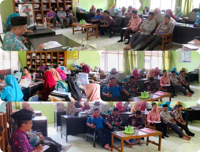 Pembinaan Dan Rapat Awal Semester di Pimpin Oleh Kepala Madrasah