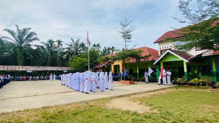 Pelantikan OSIM MTsN 6 Tebo 2025 -2026, Momentum Mewujudkan Siswa Kreatif dan Berakhlak