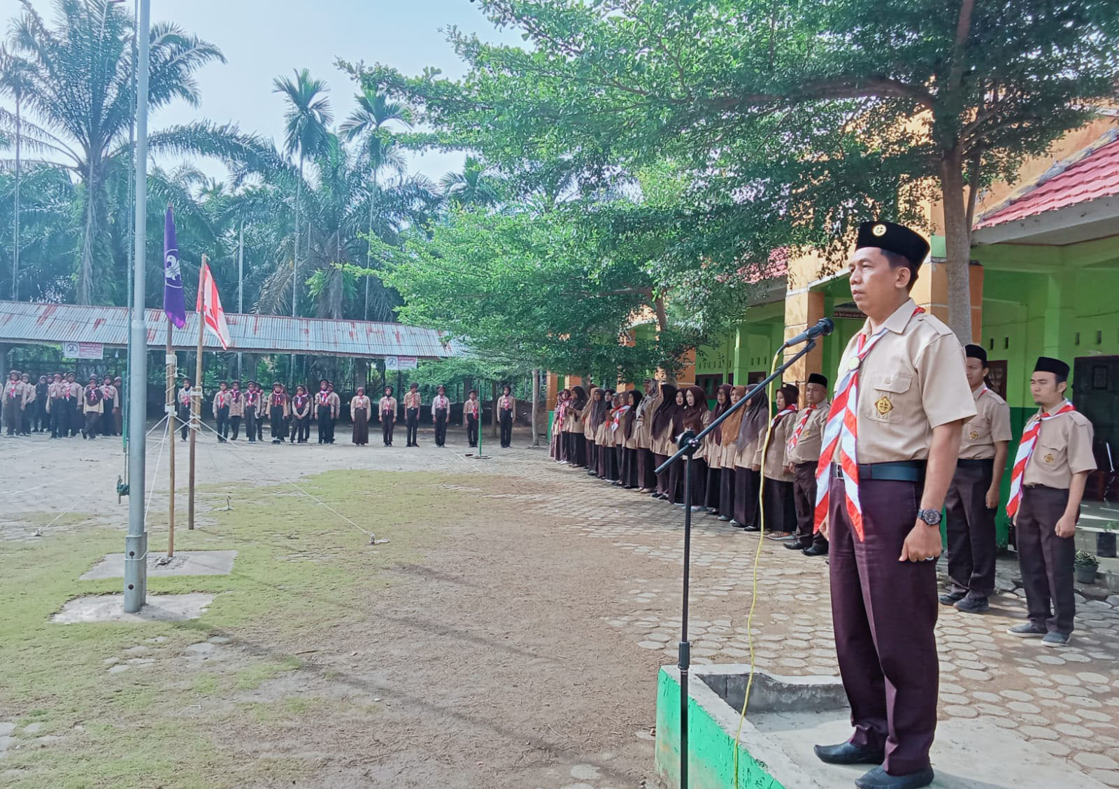 Dibuka oleh Ka.Mabigus! Upacara PTP MTs Negeri 6 Tebo Berlangsung Penuh Semangat