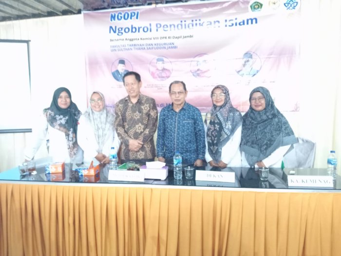 Empat Guru MTsN 6 Tebo Hadiri NGOPI di Aula GN Hotel Muara Tebo, Bahas Kurikulum Berbasis Cinta