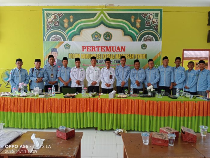 FKKM Wadah Sinergi Program, Kepala MTsN 6 Tebo Hadiri Pertemuan Kepala Madrasah